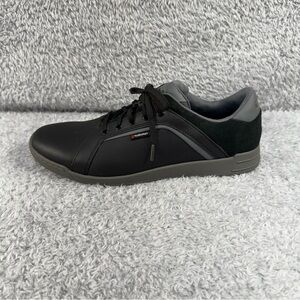 Walter Hagen HydroHalt Ortholite Spikeless Golf Shoes Mens 12W Black Leather